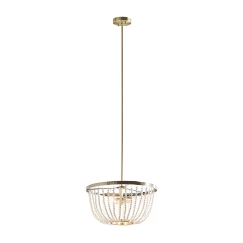 Hampton Hill Melrose 2 Light Beaded Chandelier