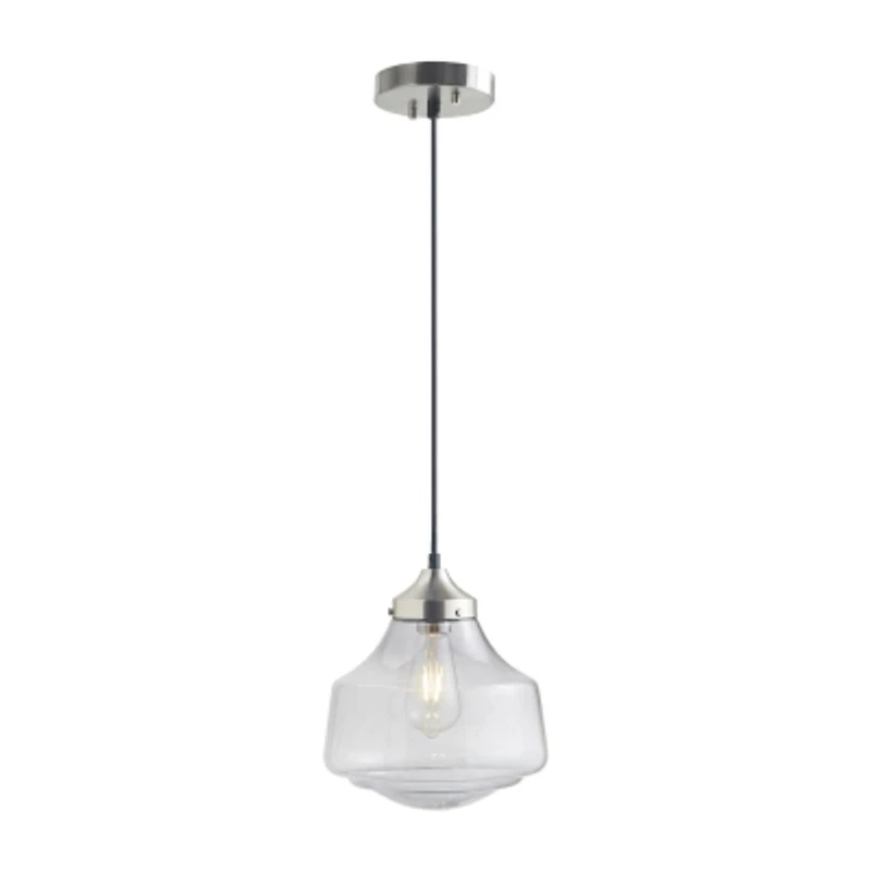 Hampton Hill Elm Single Bell Shaped Pendant Light