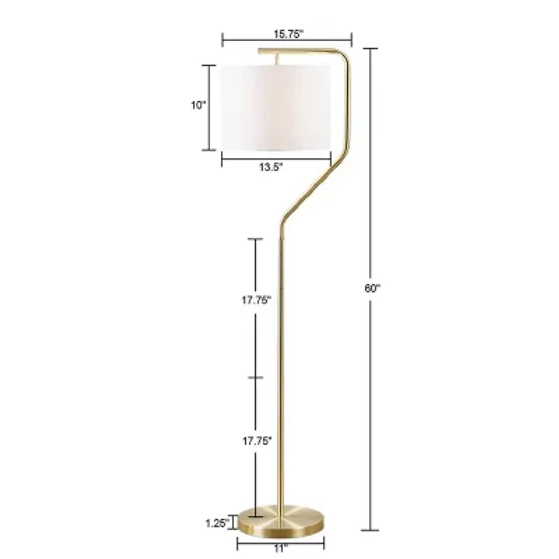 Hampton Hill Aster Angular Floor Lamp