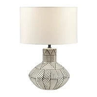 INK+IVY Agape Boho Ceramic Table Lamp