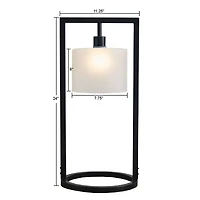 INK+IVY Kittery Industrial Styled Metal Table Lamp