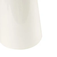 INK+IVY Tristan Triangular Ceramic and Wood Table Lamp