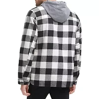 Levi's® Mens Hooded Flannel Shirt Jacket