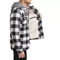 Levi's® Mens Hooded Flannel Shirt Jacket