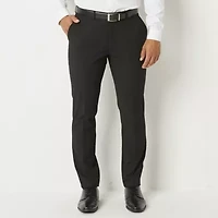 J. Ferrar Ultra Comfort Mens Stretch Fabric Super Slim Fit Flat Front Suit Pant