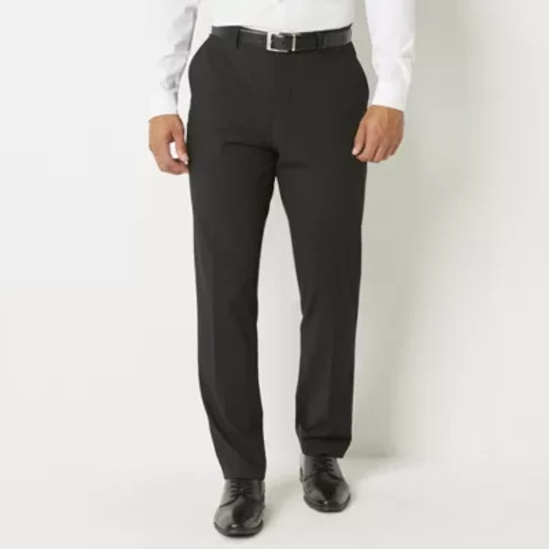 J. Ferrar Ultra Comfort Mens Stretch Fabric Classic Fit Flat Front Suit Pant