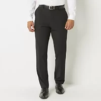 J. Ferrar Ultra Comfort Mens Stretch Fabric Classic Fit Flat Front Suit Pant