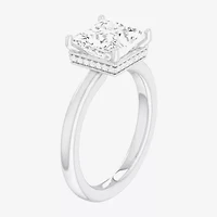 G-H / SI1-SI2) Womens 2 CT. T.W. Lab Grown White Diamond 14K Gold Princess Solitaire Engagement Ring