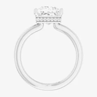 G-H / SI1-SI2) Womens 2 CT. T.W. Lab Grown White Diamond 14K Gold Princess Solitaire Engagement Ring