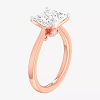 (G-H / SI1-SI2) Womens 2 CT. T.W. Lab Grown White Diamond 14K Gold Princess Solitaire Engagement Ring