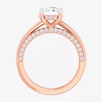 (G-H / SI1-SI2) Womens 2 1/2 CT. T.W. Lab-Grown White Diamond 14K Gold Round Solitaire Engagement Ring