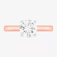 (G-H / SI1-SI2) Womens 2 1/2 CT. T.W. Lab-Grown White Diamond 14K Gold Round Solitaire Engagement Ring