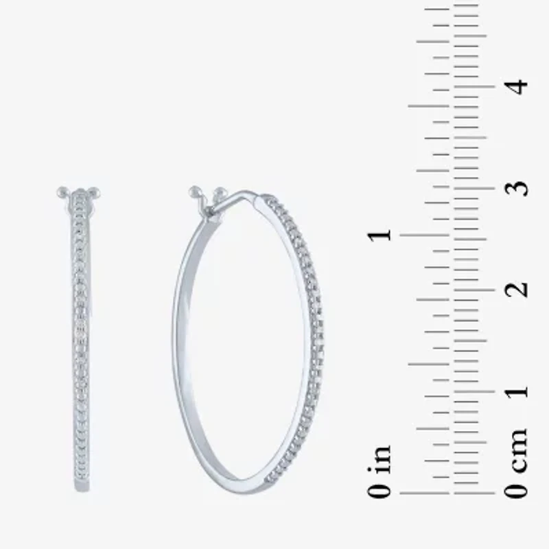 Yes, Please! Womens Diamond Accent Natural Diamond 14K Gold Over Silver Sterling Silver 2 Pair Earring Set