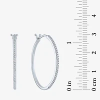 Yes, Please! Womens Diamond Accent Natural Diamond 14K Gold Over Silver Sterling Silver 2 Pair Earring Set