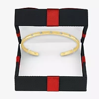 Yes,Please! Womens Diamond Accent White Diamond 14K Sterling Silver Cuff Bracelet