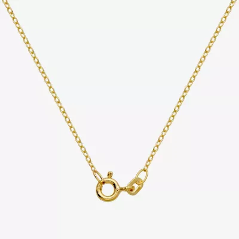 Panda Womens 18K Gold Over Silver 18 Inch Pendant Necklace