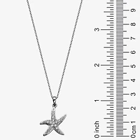 DiamonArt® Cubic Zirconia Pendant Starfish Necklace