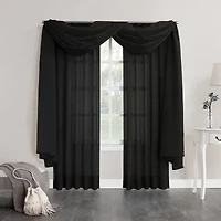 No 918 Emily Rod Pocket Sheer Single Curtain Panel