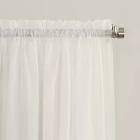 No 918 Emily Rod Pocket Sheer Single Curtain Panel