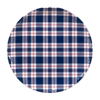 Certified International Patriotic Plaid 2-pc. Melamine Serving Platter