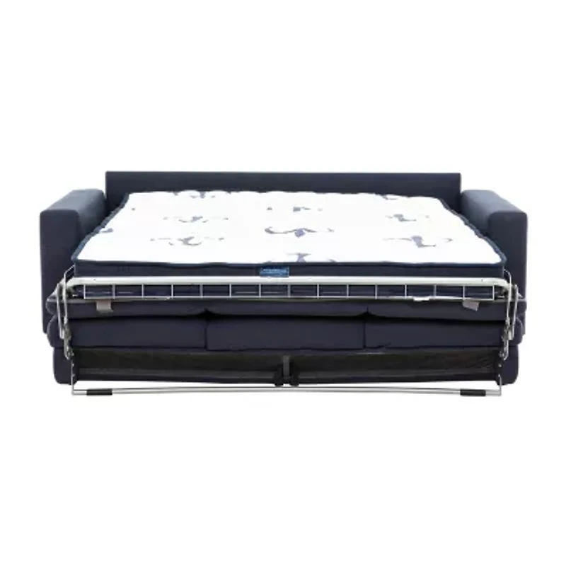 Stearns & Foster® Paolo 82" Queen Sleeper Sofa with Memory Foam Mattress