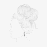 Sparkle Allure Womens Crystal Pure Silver Over Brass Drop Earrings