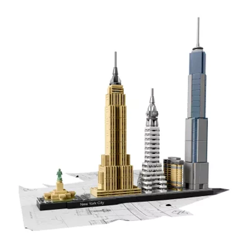 Architecture Skyline Collection: New York Building Kit (598 Pieces)