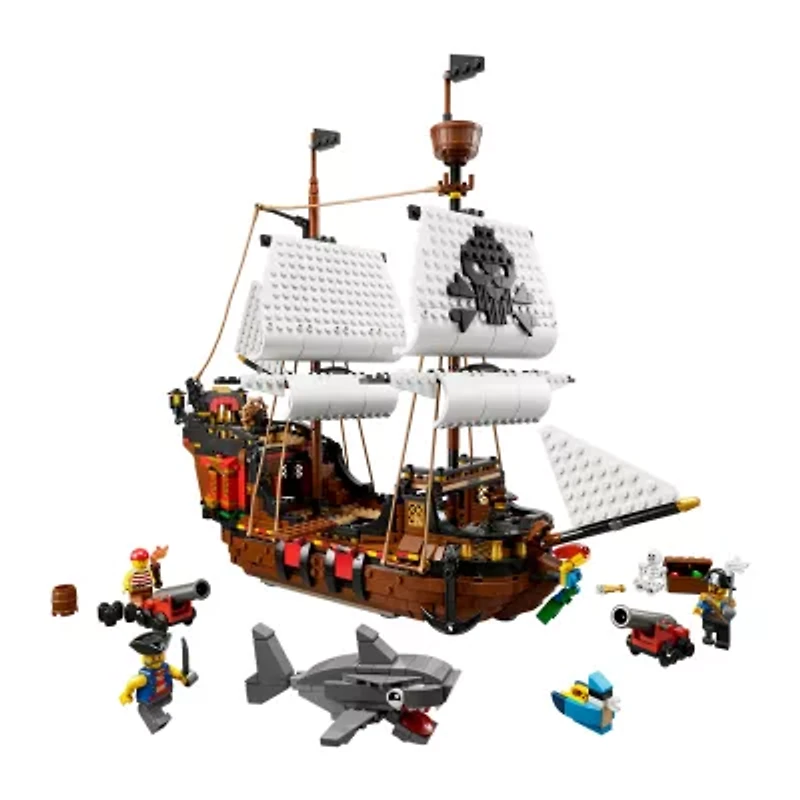 Creator 3In1 Pirate Ship Building Kit (1260 Pieces)
