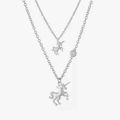 Sparkle Allure Womens Cubic Zirconia 2-pc. Necklace Set