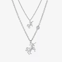 Sparkle Allure Womens Cubic Zirconia 2-pc. Necklace Set