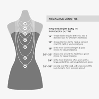 1928 Gold Tone Womens 16 Inch Strand Necklace