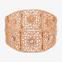 1928 Womens Crystal Stretch Bracelet