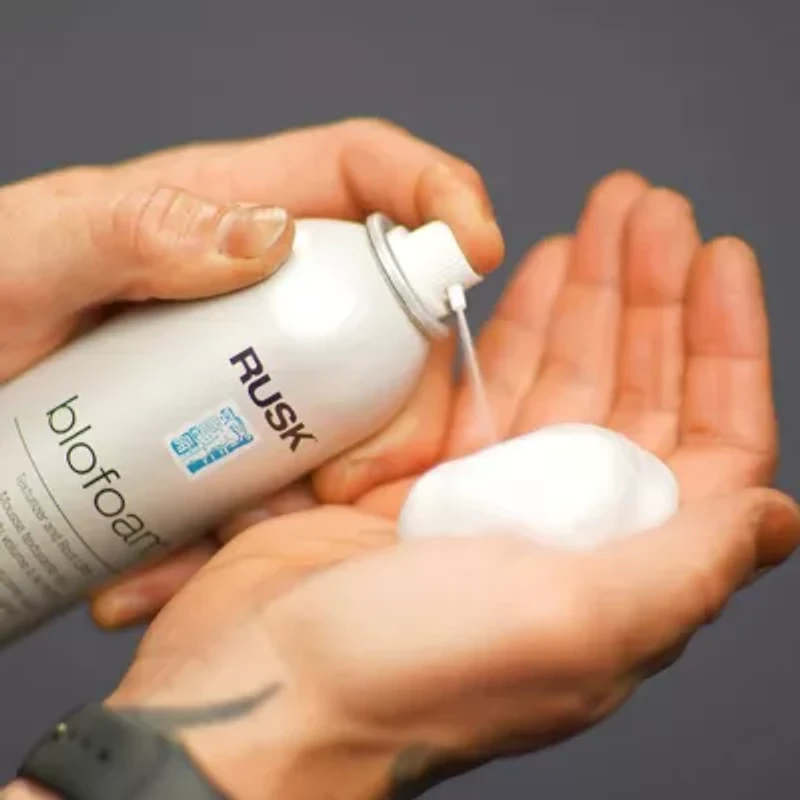 Rusk Blofoam Texturizer & Root Lifter Hair Mousse 8.8 oz.