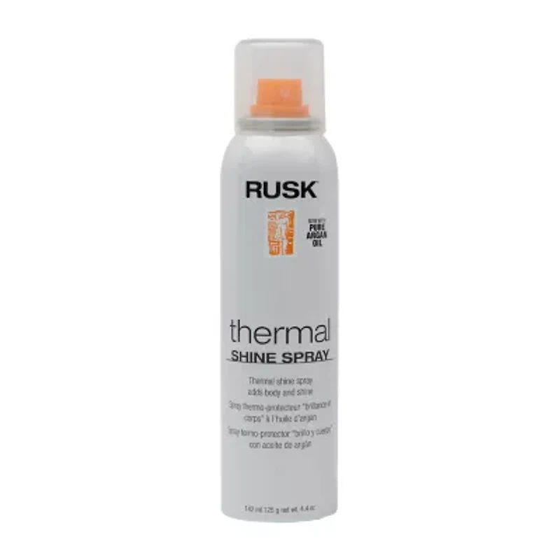 Rusk Pure Argan Oil Thermal Shine Spray Styling Product 4.4 oz.