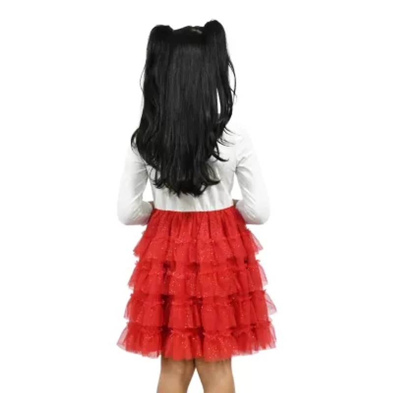 Lilt Little Girls 3/4 Sleeve Fitted Sleeve Tutu Dress