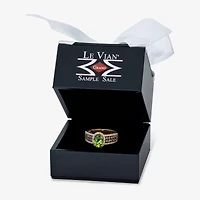 Le Vian® Ring featuring 1 1/6 cts. Green Apple Peridot™, 1/3 cts. Chocolate Diamonds®, 1/4 cts. Nude Diamonds™ set in 14K Honey Gold™