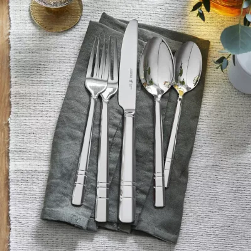 Henckels Madison 65-pc. 18/10 Stainless Steel Flatware Set