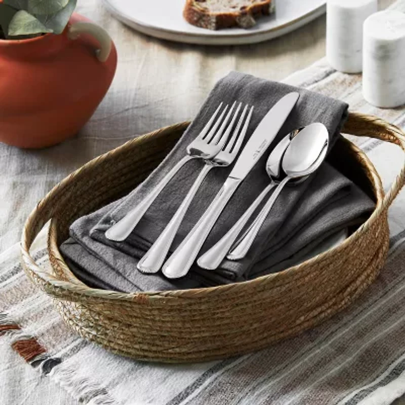 Henckels Alcea 65-pc. 18/10 Stainless Steel Flatware Set