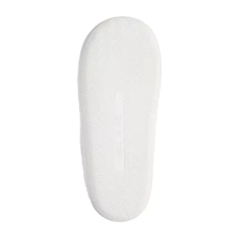 Joe Boxer Sherpa With Multi Happy Face Womens Memory Foam Clog Slippers
