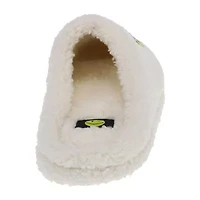 Joe Boxer Micro Sherpa Heart Clog Womens Memory Foam Slippers
