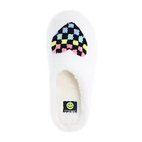 Joe Boxer Micro Sherpa Heart Clog Womens Memory Foam Slippers