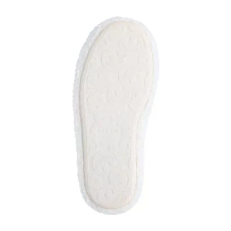 Joe Boxer Micro Sherpa Heart Clog Womens Memory Foam Slippers