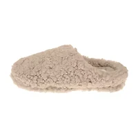 HONEYDEW Curly Sherpa Clog Slipper Womens Memory Foam Slippers