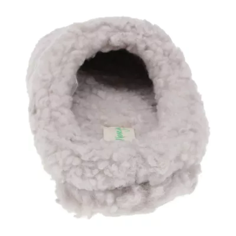 HONEYDEW Curly Sherpa Clog Slipper Womens Memory Foam Slippers