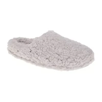 HONEYDEW Curly Sherpa Clog Slipper Womens Memory Foam Slippers