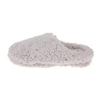 HONEYDEW Curly Sherpa Clog Slipper Womens Memory Foam Slippers
