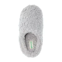 HONEYDEW Curly Sherpa Clog Slipper Womens Memory Foam Slippers