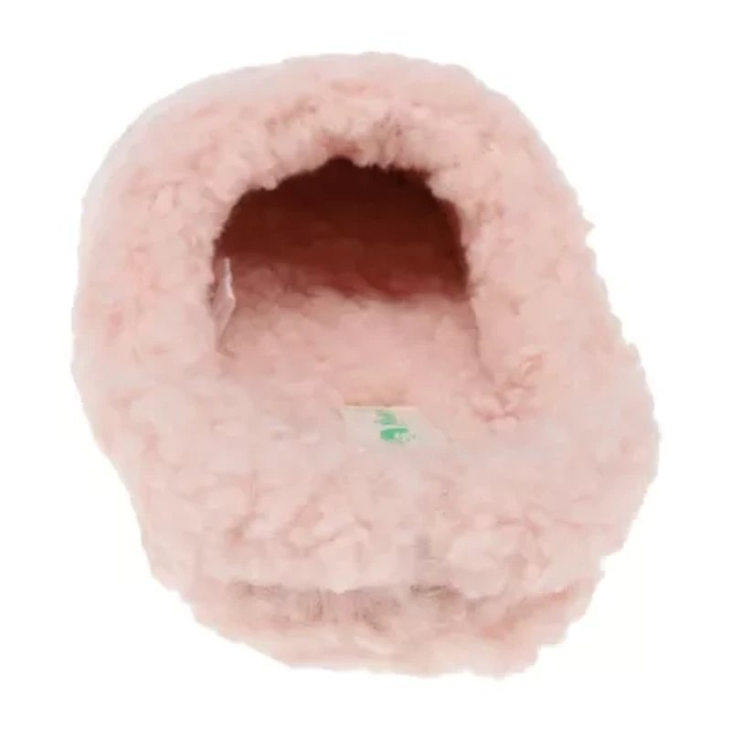 HONEYDEW Curly Sherpa Clog Slipper Womens Memory Foam Slippers