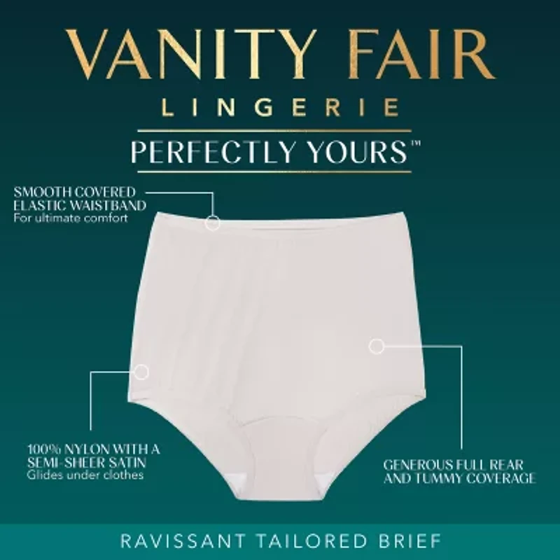 Vanity Fair® Ravissant Tailored Nylon Briefs - 15712