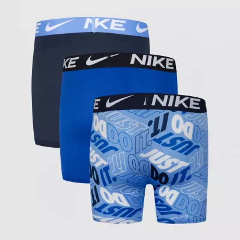 Nike Little & Big Kid Boys 3 Pack Boxer Briefs 9n0845-W1w